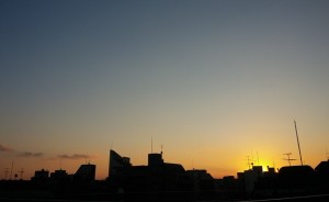 大晦日夕日_151231