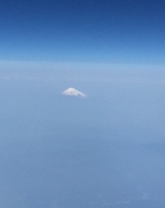 飛行機からの富士山_170414